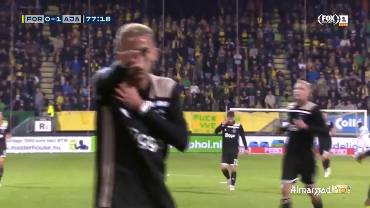 مساهمة و هدف حكيم زياش أمام فورتونا سيتارد