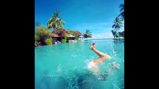 Disha Patani With Swimming Suite Diving Goes Viral