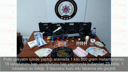 Dizi oyuncusunun evinden uyuşturucu ve silahlar çıktı!