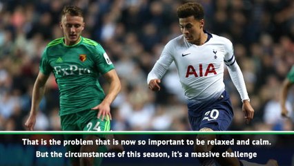 Video herunterladen: Pochettino insists 'players are not machines' as Alli faces injury layoff