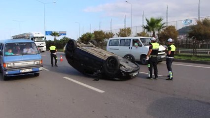 Takla Attığı Otomobili Bırakıp Kaçtı