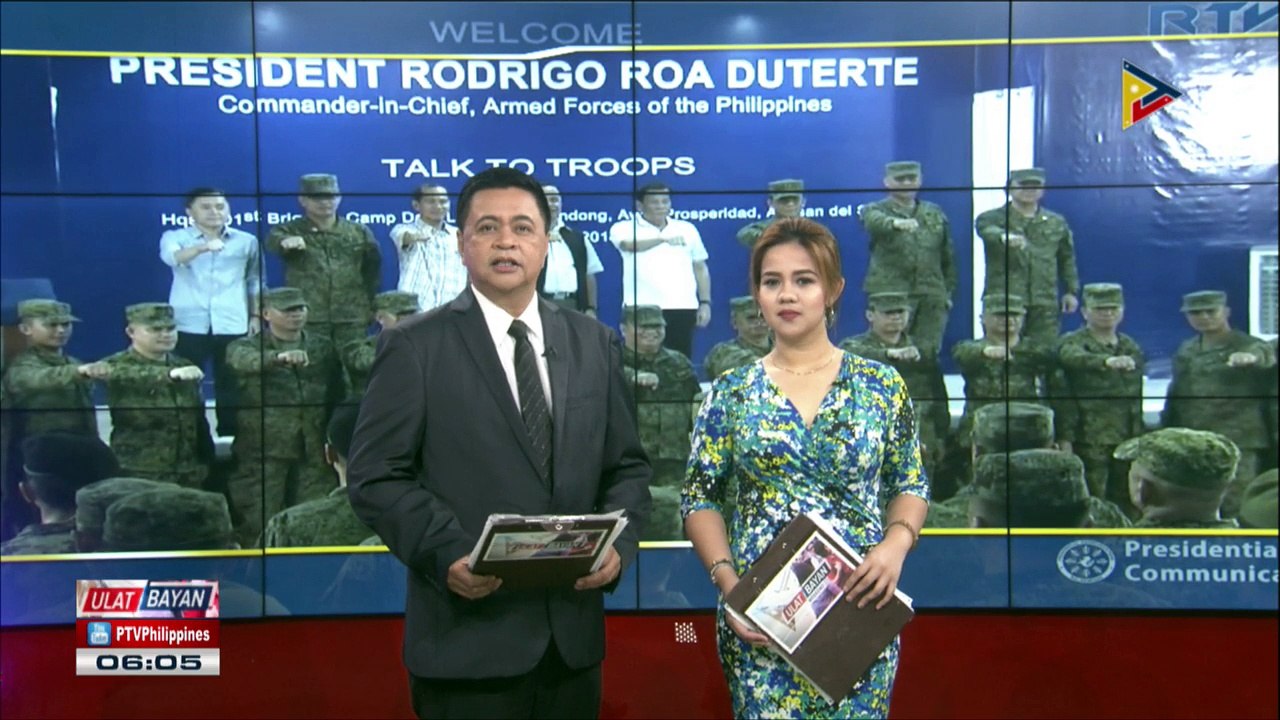 Pangulong #Duterte, may handog na regalo sa mga sundalo