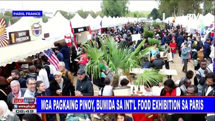 Mga pagkaing Pinoy, bumida sa international food exhibition sa Paris