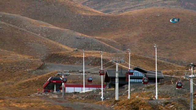 Erciyes Dağları karla kaplandı