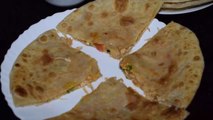 Pizza Paratha recipe - Kids Lunch Box Idea - Breakfast Recipe