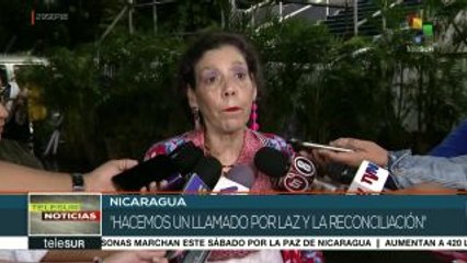 Murillo: hacemos un llamado a la reconciliación y la paz