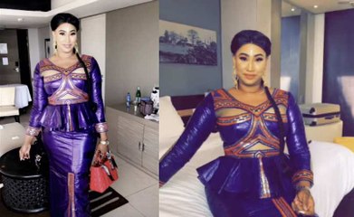 Diaba Sora dévoile pour la première fois sa superbe tenue du milliardaire Gani Lah à Dakar