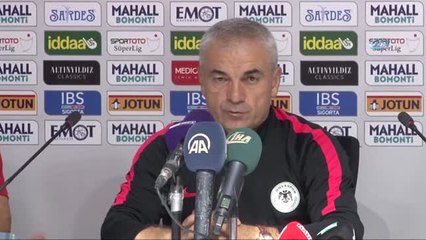 Rıza Çalımbay: "Deplasmanda İki Gol Atıp Mağlup Olunca İnsan Üzülüyor"