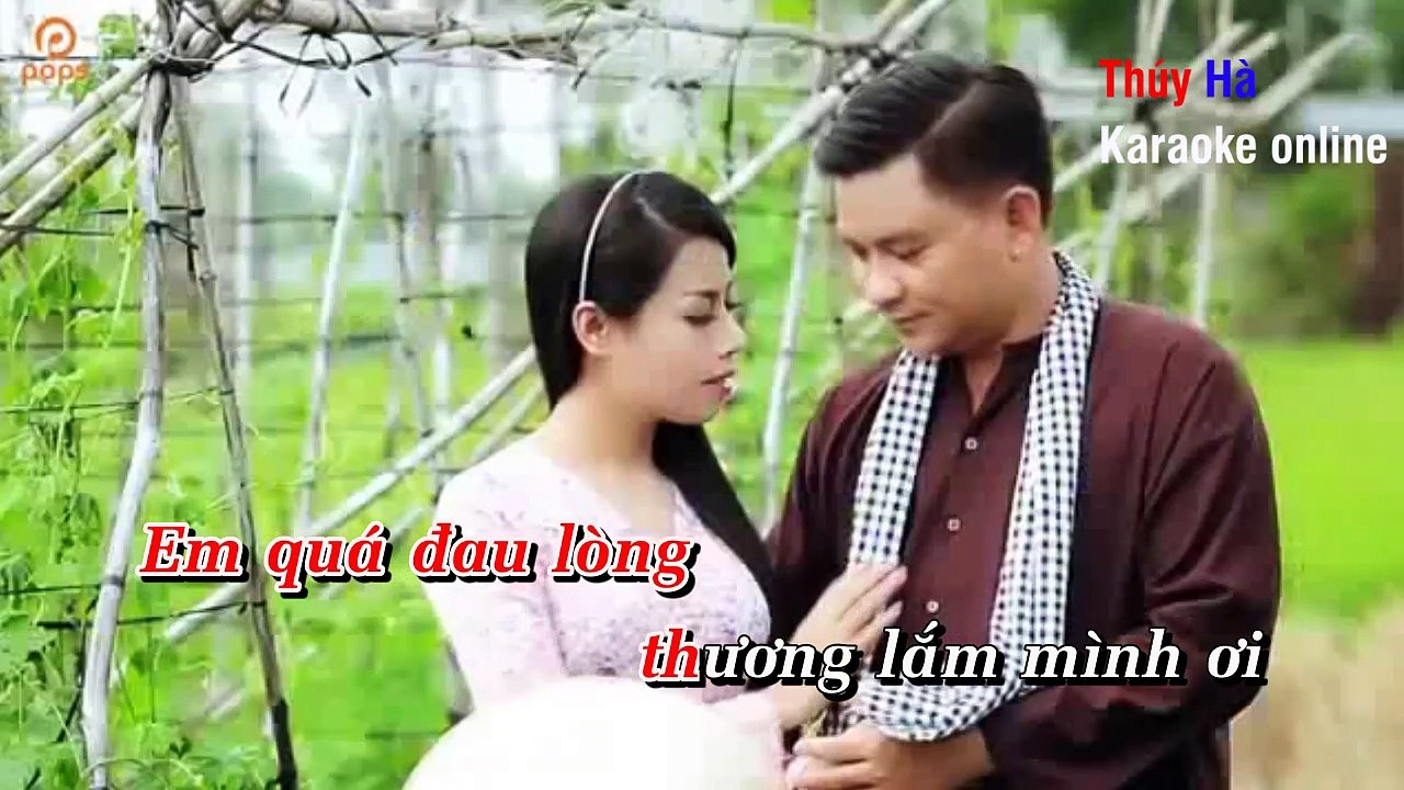 Karaoke HD  Mối Tình Nghèo - Đinh Thiên Hương ft Sơn Bolero