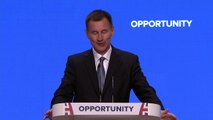 Jeremy Hunt jokes about calling his Chinese wife Japanese