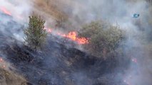 Yangını Ormana Sıçramadan Gazeteciler Söndürdü