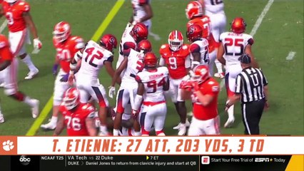 Travis Etienne Highlights: Syracuse-Clemson 2018