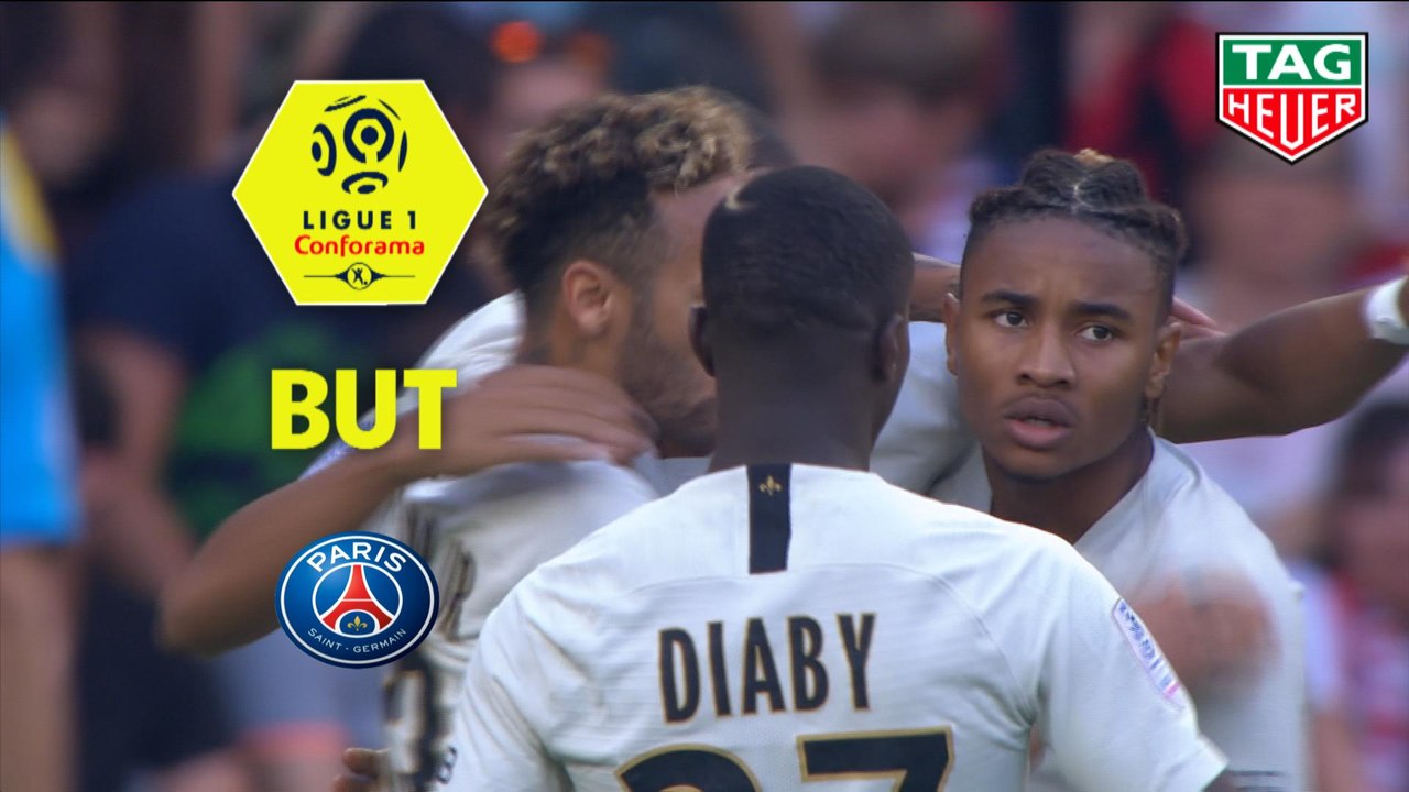 But Christopher NKUNKU (46ème) / OGC Nice - Paris Saint-Germain - (0-3) - (OGCN-PARIS) / 2018-19