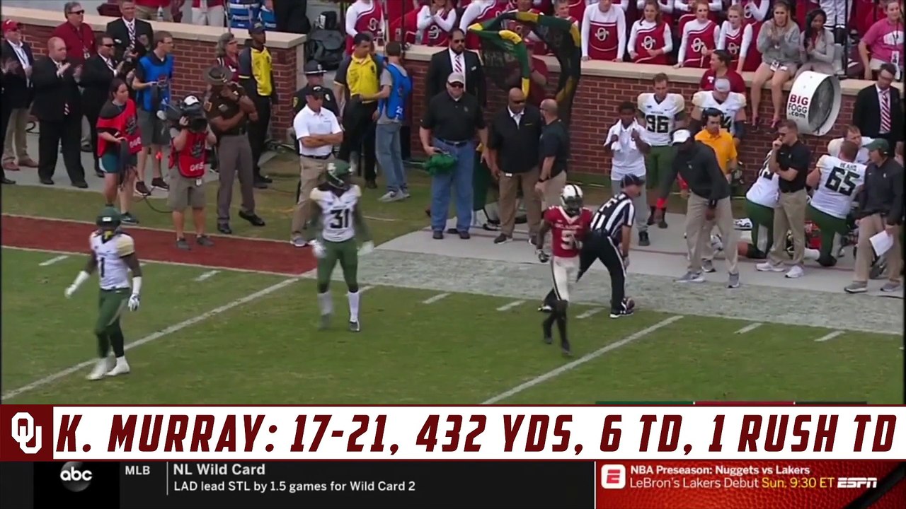 Kyler Murray Highlights: Baylor-Oklahoma 2018