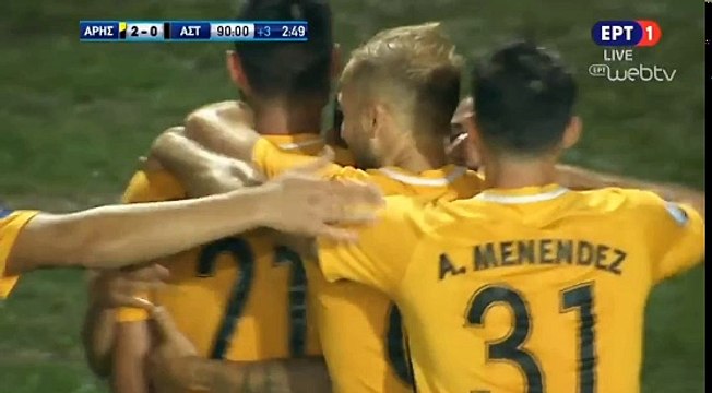 2-0 Mateo Ezequiel Garcia Goal - Aris 2-0 Asteras Tripolis (Full Replay) 30.09.2018 [HD]