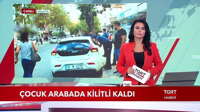 Çocuk Arabada Kilitli Kaldı