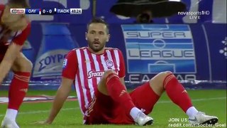 Jagos Vukovic Own Goal HD - Olympiakos Piraeus 0 - 1 PAOK - 30.09.2018 (Full Replay)