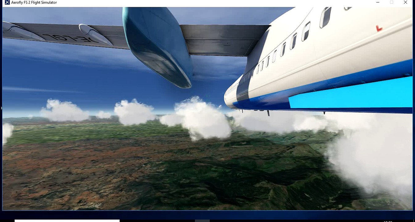 Aerofly FS 2 Tanà-Antsirabe FMMI to FMME Radeon RX580 8G