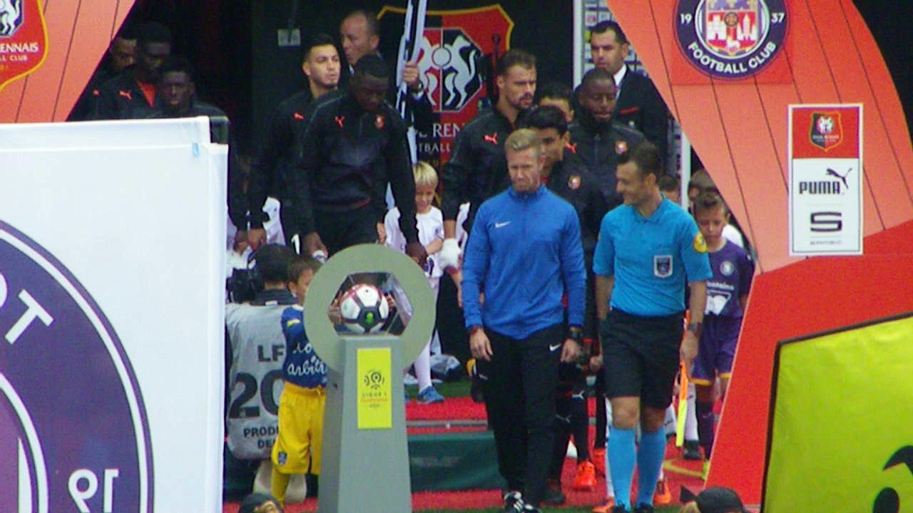 30/09/18 : SRFC-TFC : entrée des équipes