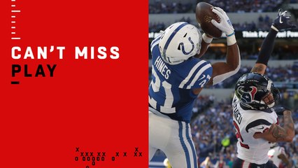 Can't-Miss Play: Nyheim Hines makes leaping toe-tap TD over Tyrann Mathieu