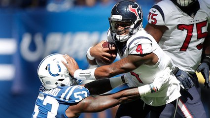 Watson scrambles for 18-yard gain at critical moment