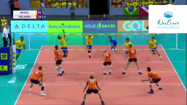 Brazil vs Holland Friendly volleyball match 2018 Game №2