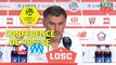 Conférence de presse LOSC - Olympique de Marseille (3-0) : Christophe  GALTIER (LOSC) - Rudi GARCIA (OM) / 2018-19
