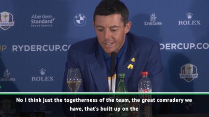 European Tour helped us bond for Ryder Cup - McIlroy