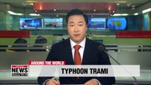 Typhoon Trami hits Japan... millions urged to evacuate