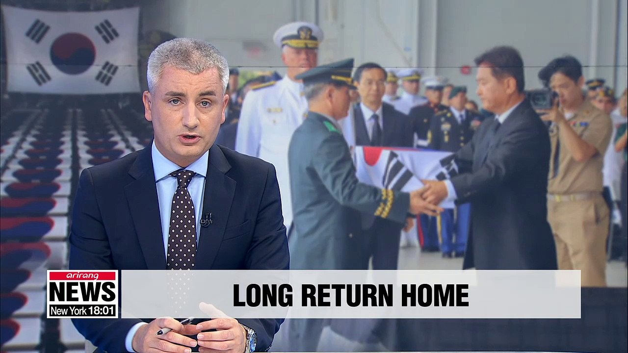 Remains of 64 South Korean fallen heroes to return to homeland on nation's 70th Armed Forces