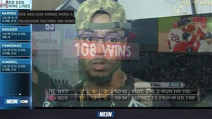 Mookie Betts Discussing Being AL Batting Champion