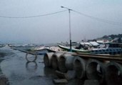 Fishermen Run From Tsunami Waves That Strike Donggala, Indonesia