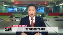 Typhoon Trami hits Japan... millions urged to evacuate