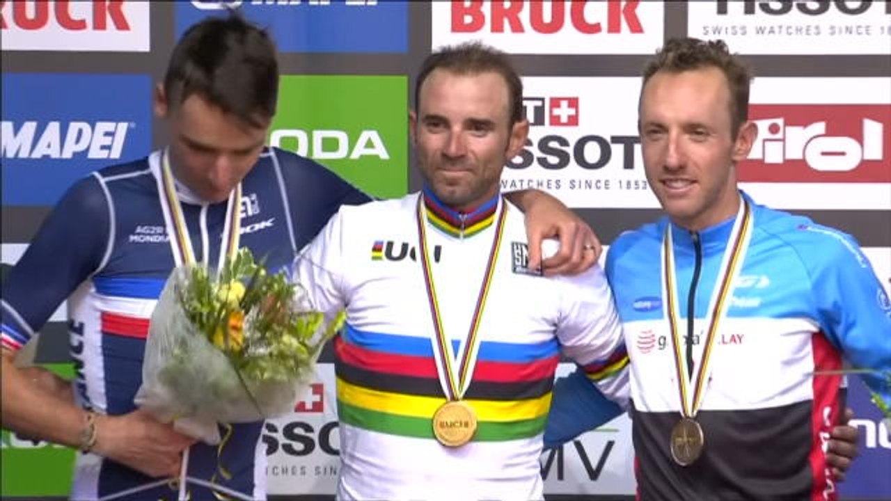 Championnats du Monde - Bardet coiffé au poteau par Valverde