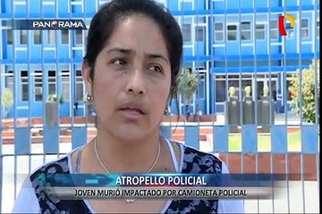 Atropello policial: joven falleció impactado por camioneta de la Policía