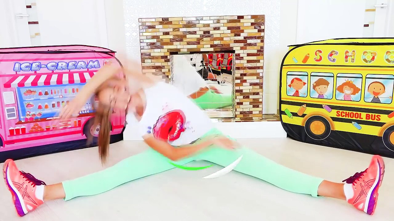Head, Shoulders, Knees & Toes -  Exercise Song for Children from Vlad and Nikita