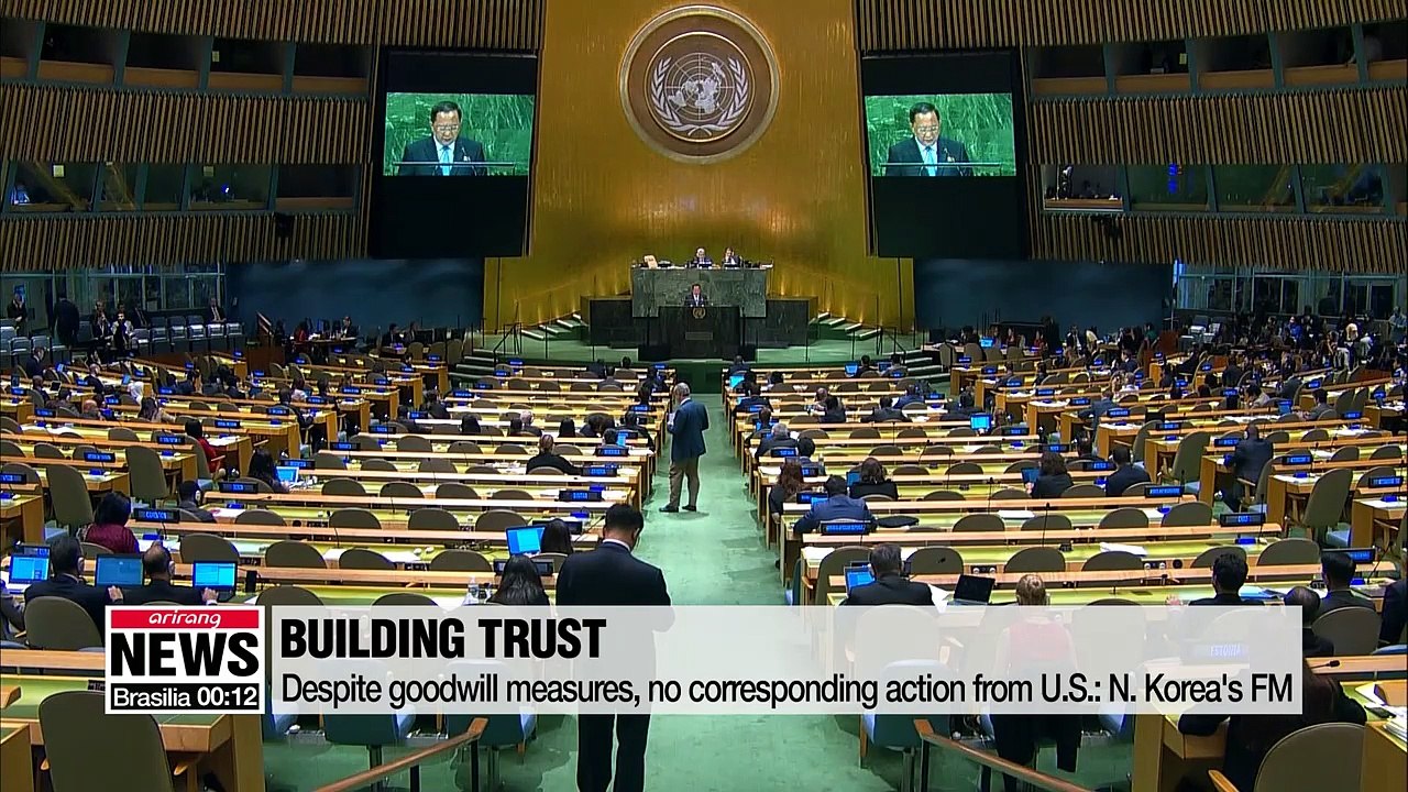 N. Korea stresses need for U.S. trust on Pyeongyang, presses for corresponding actions