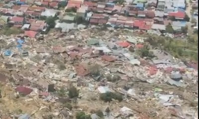Pantauan Udara Kondisi Palu Selatan yang Terdampak Gempa