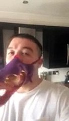 Прикольная маска крокодила)