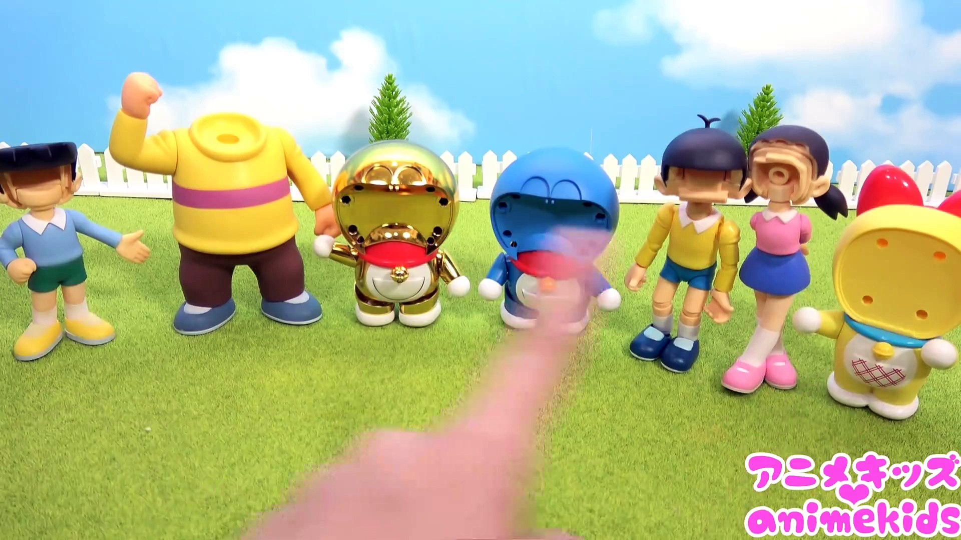 ドラえもん おもちゃ どの顔かな ドラえもん フィギュア 黄金 ネコ型ロボット Animekids アニメキッズ Animation Doraemon Toy 動画 Dailymotion