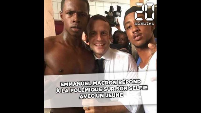 Emmanuel Macron répond à la polémique sur son selfie avec un jeune faisant un doigt d’honneur