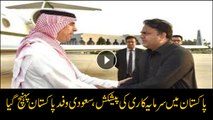 High-profile Saudi delegation arrives in Pakistan