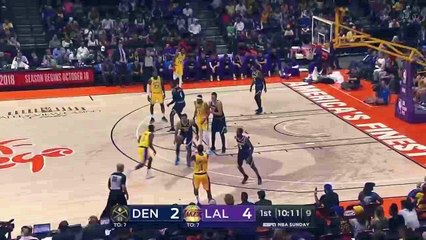 1st Quarter, One Box Video: Los Angeles Lakers vs. Denver Nuggets