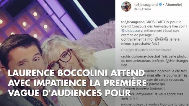 PHOTO. Laurence Boccolini radieuse au côté de Christophe Beaugrand sur le tournage de Big Bounce Battle