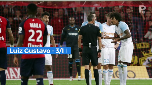 Lille-OM : Luiz Gustavo sombre, Kamara surnage... Les notes et appréciations des joueurs après le naufrage face au Losc