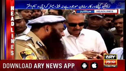 Headlines ARYNews 1300 1st October 2018