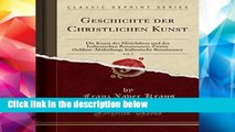 P.D.F Geschichte der Christlichen Kunst, Vol. 2: Die Kunst des Mittelalters und der Italienischen