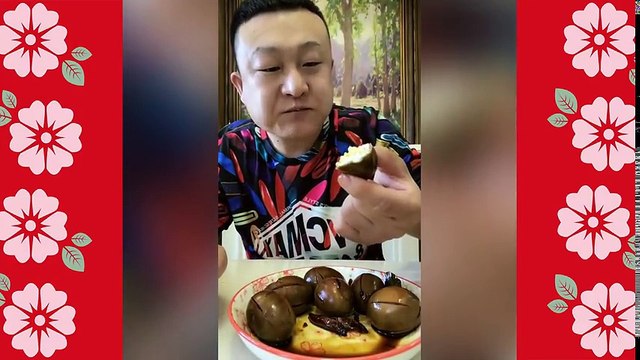 EATING SHOW COMPILATION-CHINESE FOOD-MUKBANG-challenge-Beauty eat strange food-asian food-NO.135