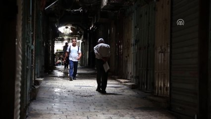 Filistinliler genel grevde - KUDÜS