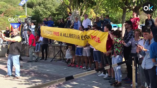 Manifestantes a Torra: No tenemos miedo, no tengas miedo tú .